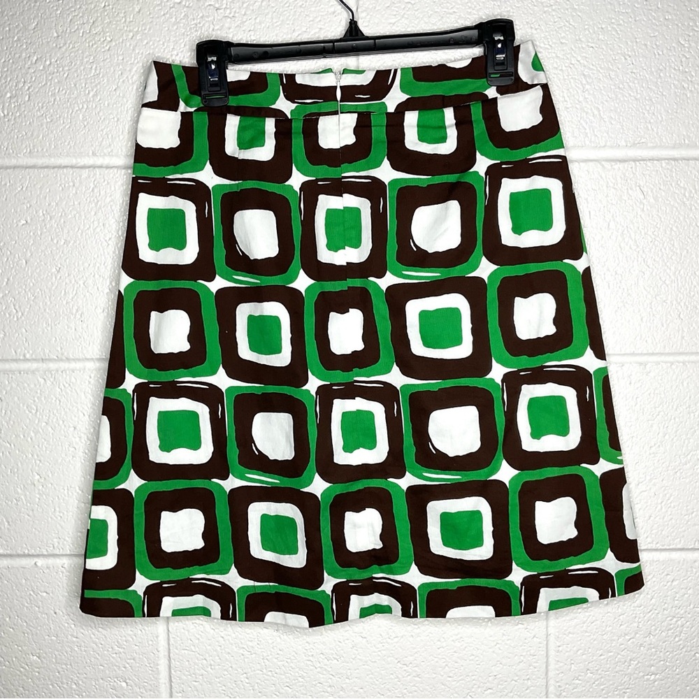 < Banana Republic Geometric Pattern Skirt Size 6 > - Picture 4 of 4